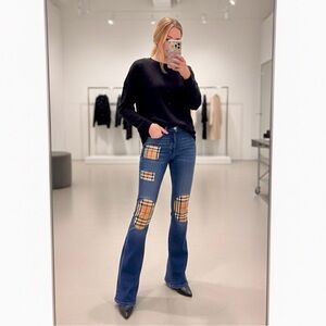 BARBOUR Modern Heritage Sweatshirt Pullover Women’s Sz 4 Small Black Back Zip